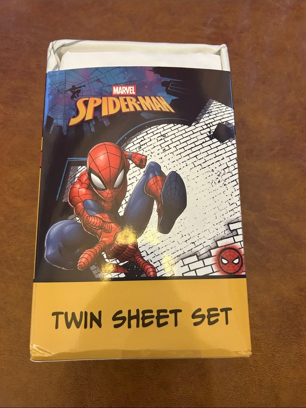 Marvel Spider-Man Twin Sheet Set - Red, Blue & Yellow